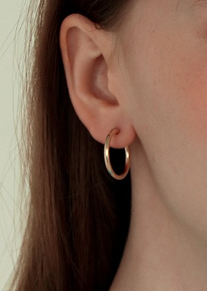 14K goldfilled ring earring