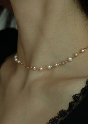 baby baroque pearl necklace