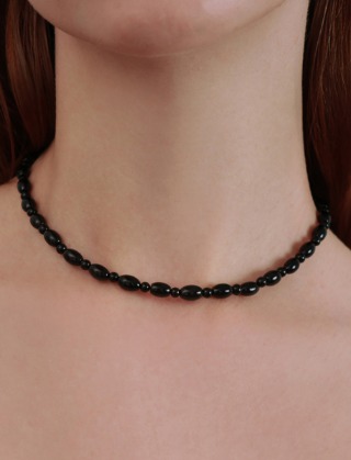 oval onyx necklace
